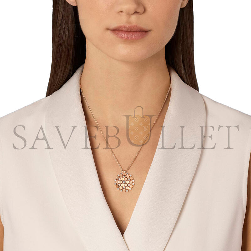 Chavm*T BEE DE Chavm*T NECKLACE 18K ROSE GOLD D1am0ndS 085404